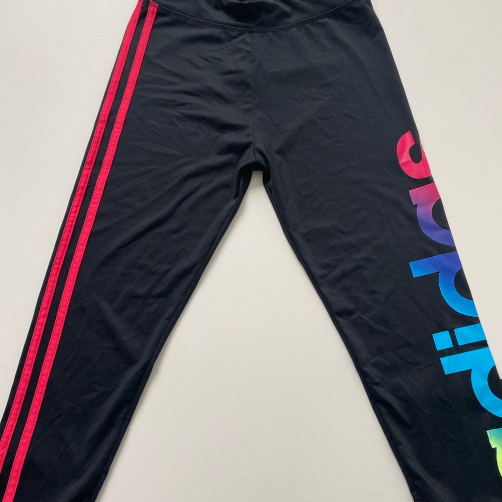 adidas rainbow leggings